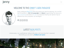 Tablet Screenshot of jonnynovikov.com